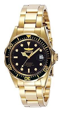 Invicta Pro Diver Orologio da in acciaio inossidabile con movimento Quarzo - 37mm, Oro / Nero