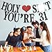 Holy You're 31 Banner - Funny Happy 31st Birthday Bunting Sign, Cheers to 31 Years, 31 Years Old Birthday/Anniversary Party Decorations Supplies for Men Wome