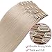 Extensiones de Cabello Natural Clip Double Weft(Muy Gruesas) Pelo Natural Humano 100%...
