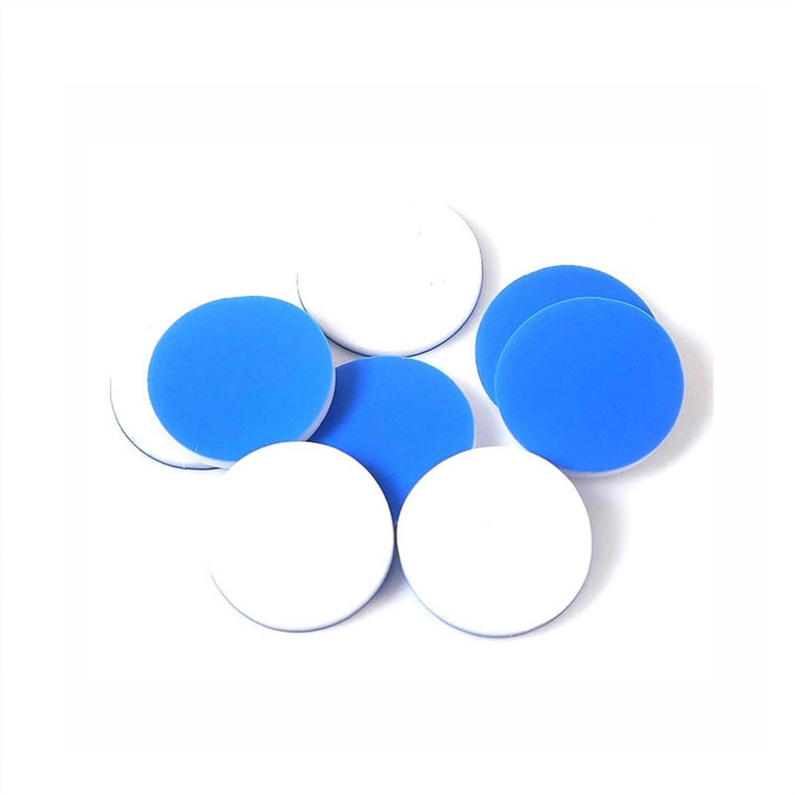 Setti for copertura magnetica in metallo 18 mm Setti 17,5 mm PTFE bianco/silicone blu (1,5 mm) di spessore Tappo for fiala for cromatografia 18 mm 100/conf.