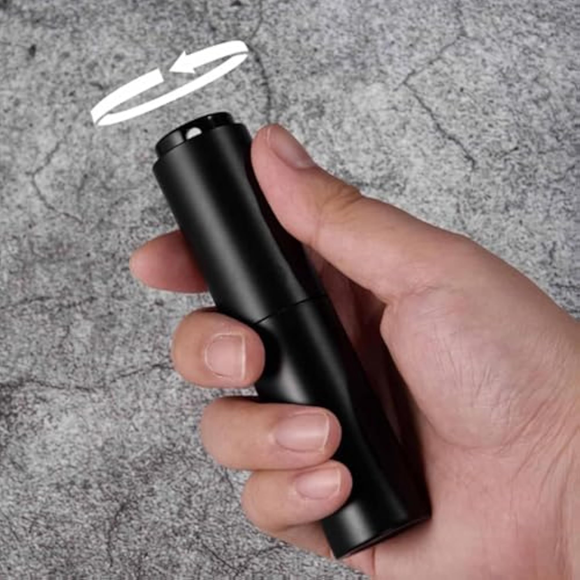 Refillable Black Spray Bottle for Espresso Travel, 35ml