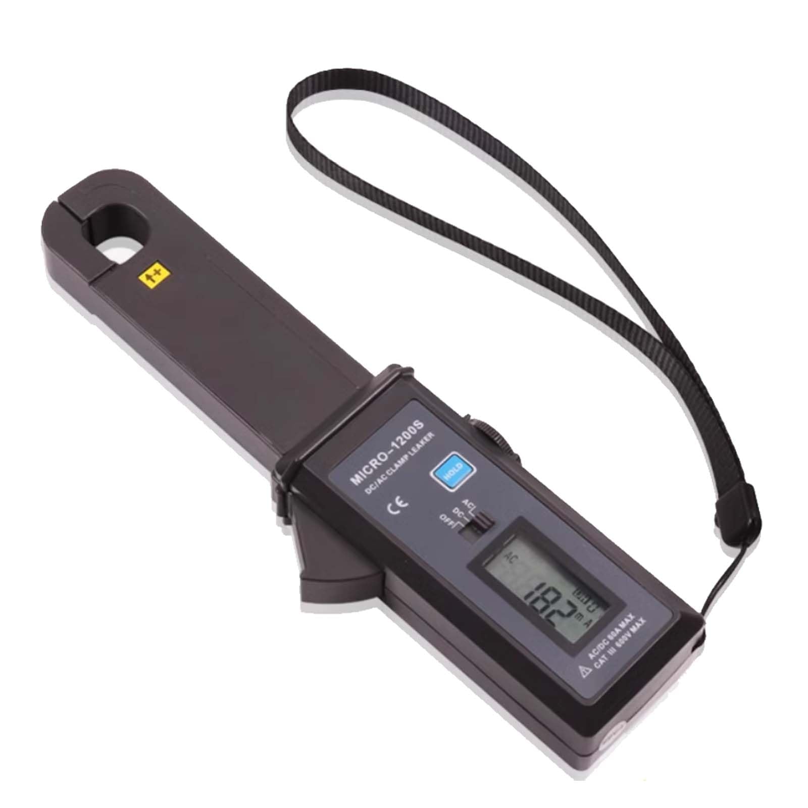 0mA-60A Automotive Leakage Current Tester, Rilevatore di Perdite Statiche per Auto Al Buio Senza Contatto, MICRO-1200S