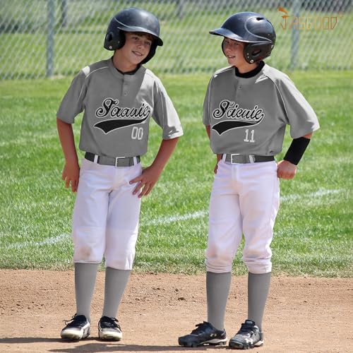 Image of Baseball Socks and Belt for Youth Adult Softball Socks Combo Elastic Waist Belt for Men Kids Boys Girls Women JASGOOD