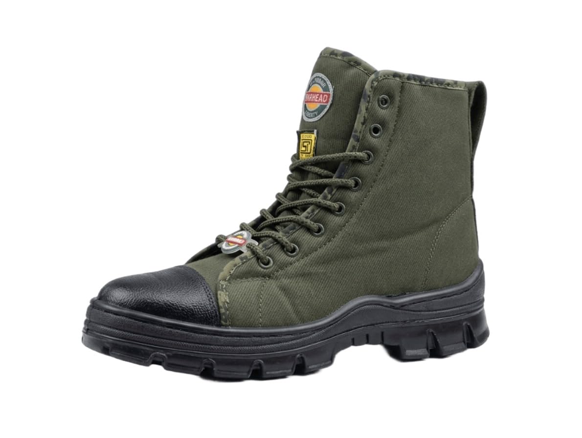 by Liberty Ultra Guard Jungle Shoe | Military Style Field Duty & Outdoor Training Shoes with Comfort Insole | Lace-Up Tactical Shoes for Trekking, Travel, Security, Work, Hiking & Outdoor Activities-image-4