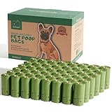 ATIFBOP Biodegradable Dog Poop Bags 720 Count 48 Rolls, Leak Proof and Thicken Pet Poop Bag (Scented)