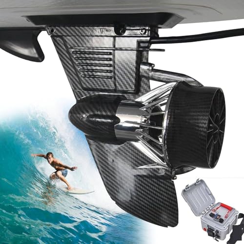 SUP Fin Rechargable Electric Fin Stand Up Paddle Board,Surfboard Electric Fin,With Brushless Motor, Equipped With Remote Control, Portable Jet Powered Surfboard Kit