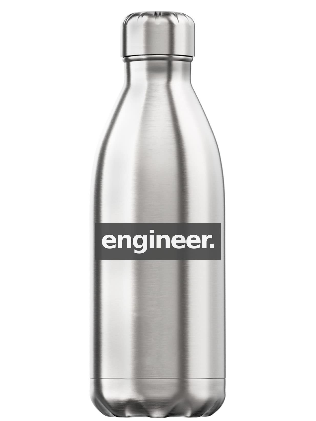 Botella de agua de 350ml para ingenieros termo de acero inoxidable para oficina y obra