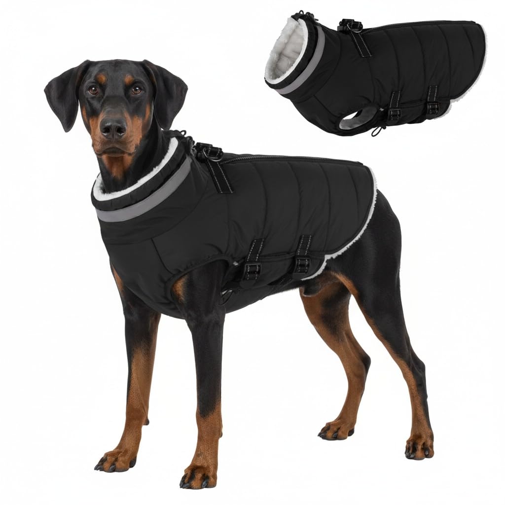 Manteau pour temps froid grand chien : protégez votre compagnon de la pluie avec ce gilet polaire
