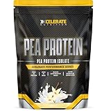 Pea Protein Powder - 100% Plant-Based Protein Isolate - Low Fat & Sugar - Supports Muscle Growth, Satiety & Digestive Health - Vegan & Gluten-Free - by XCelerate Nutrition (5Kg, Vanilla)