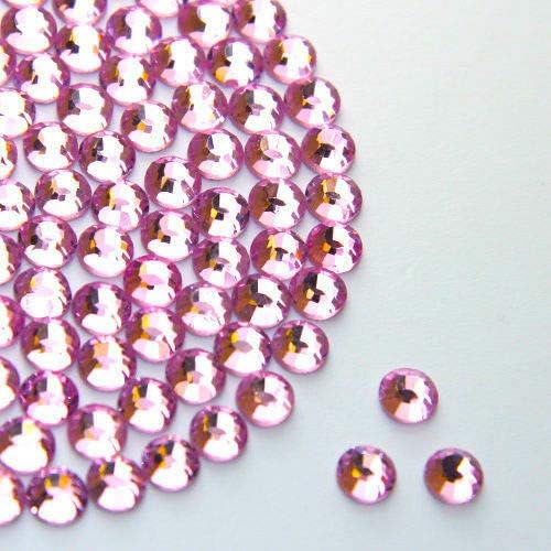 EliteKoopers 4mm Crystal Flat Back Nail Art Face Festival Rhinestones Diamante Gems For Craft (1000 Pcs)