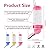 3 Pcs?125ml? Hamster Water Bottle, YIFANKJ Water Dispenser for Hamsters, Animal Water Bottle, No Drip Hanging Water Bottle for Hamsters, Rabbit, Guinea Pig, Gerbil (Yellow/Blue/Pink)
