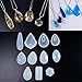 Produktbild JIANDONG 1PC 3D-Anhänger Manual Halskette Schmuck-Form-Anhänger Kristall Waage Schmuck Harzgießformen for Schmuck Werkzeugbau (Color : Semi Stereo 02 Big)