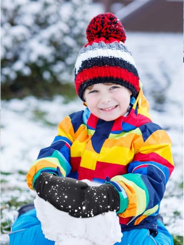 Image of SATINIOR Kids Snow Mittens Ski Gloves