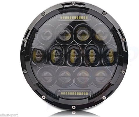 LIGGAR 7 Inch 75W Phillips Cree LED Headlight with White DRL For Harley Davidson Motorcycle H4 Jeep H13