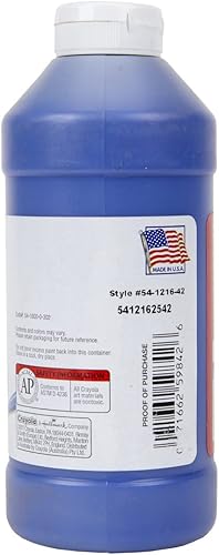 Miniatura 52 de Crayola Premier - Pintura al temple para niños, color blanco (16 onzas), suministros para el aula para niños, ideal para artes y manualidades,