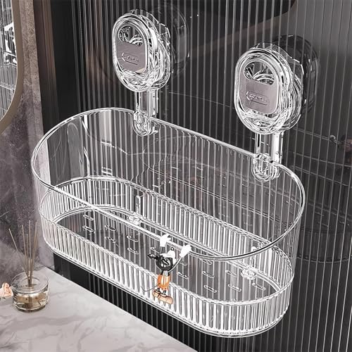 Shower Caddy Wall Mounted No Drill – Bathroom Shelf Organizer wit...