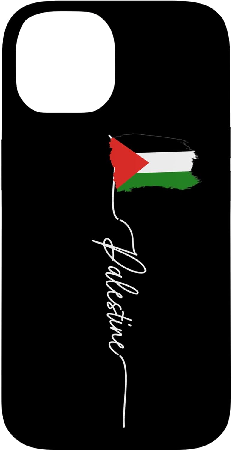 Palestine Signature Flag Elegant Patriotic Palestinian Flag Case for iPhone 14