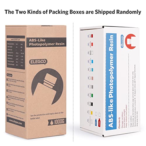 Elegoo Abs-Like 3D Printer Resin Lcd Uv-Curing Resin 405Nm Standard Photopolymer Resin For Lcd 3D Printing Grey 1000G #TOP2