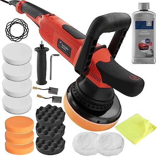 TONYSA Polisseuse Voiture,1580W Machine à Polir, Polissage,7 Vitesse