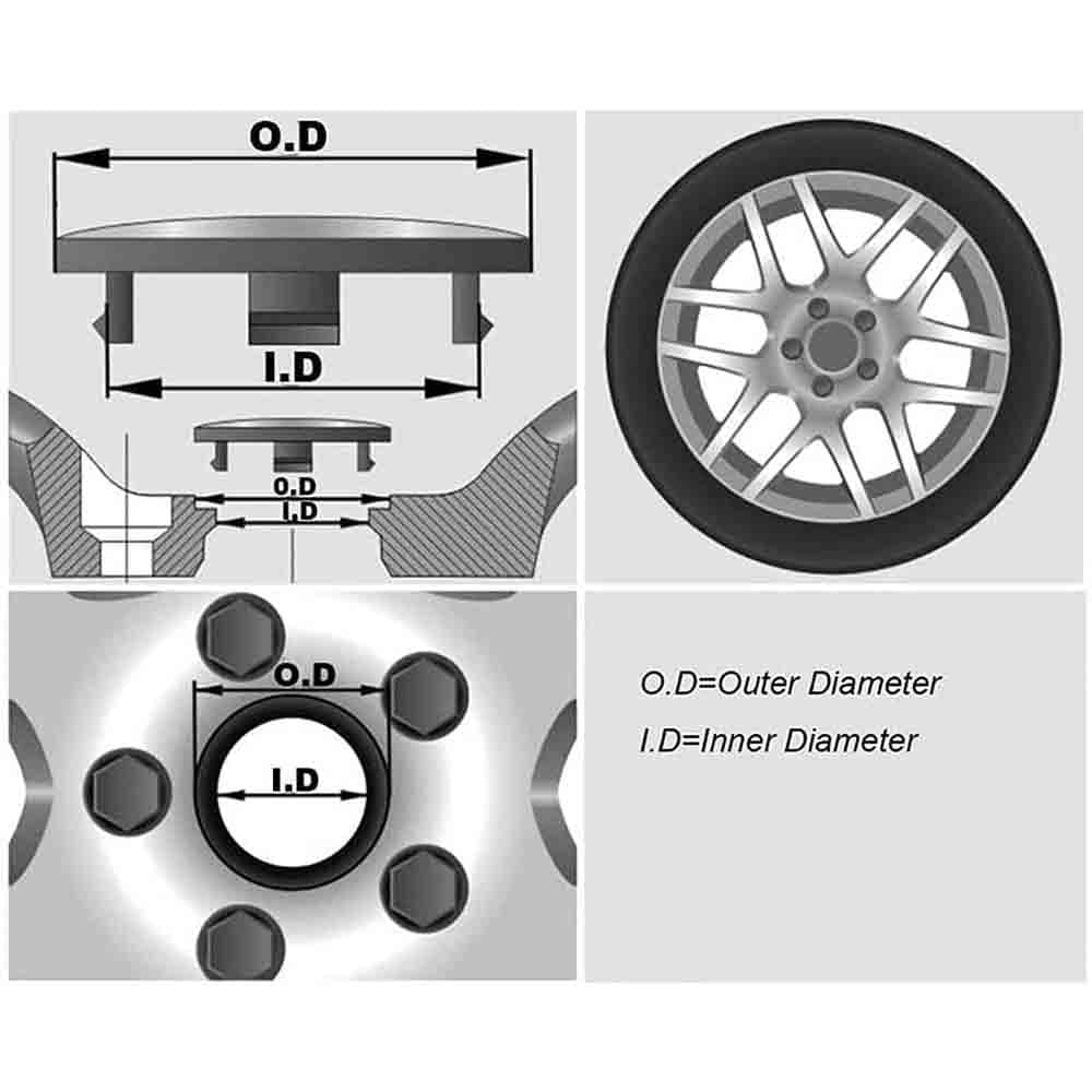 4 Pezzi Auto Coprimozzi per Alfa Romeo Giulietta Spider GT Giulia Mito 147/156/159/166 Stelvio 60mm, Coprimozzo Centrale Copricerchi Mozzo Tappi Cerchi Ruota Coperchio per Cerchione Copricerchio