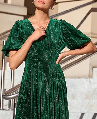 Image of Maxigerui Women's Velvet Maxi Dress Formal Dresses for Wedding Guest Dress