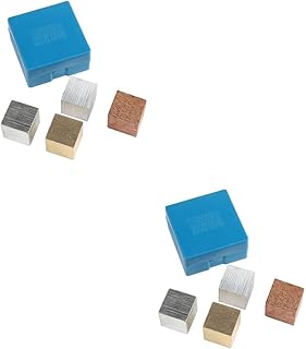 Toyvian 2 Conjuntos De Equipamentos De Densidade De Material Brinquedos Para Crianças Bloco De Ferro Cubos De Tungstênio Brinquedos Infantis Brinquedos Para Crianças Brinquedos Para