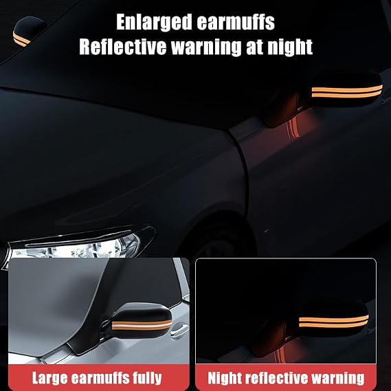 JUZELY Windscreen Half Car Cover for BMW Z3 Z3M Z4 Z4M Z8, Oxford Cloth Snow UV Ice Protection Car Windshield Cover Car Windscreen Snow Cover