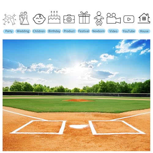 Fondo fotográfico béisbol 3x2.5 m multicolor miniatura 3