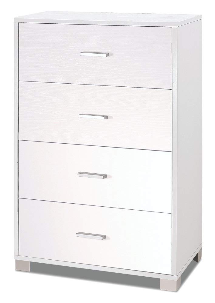 Sarmog Kit Mobile CASSETTIERA 4 POSTI H112 L70 P41 Cm Finitura Bianco GRAFFIATO 772k