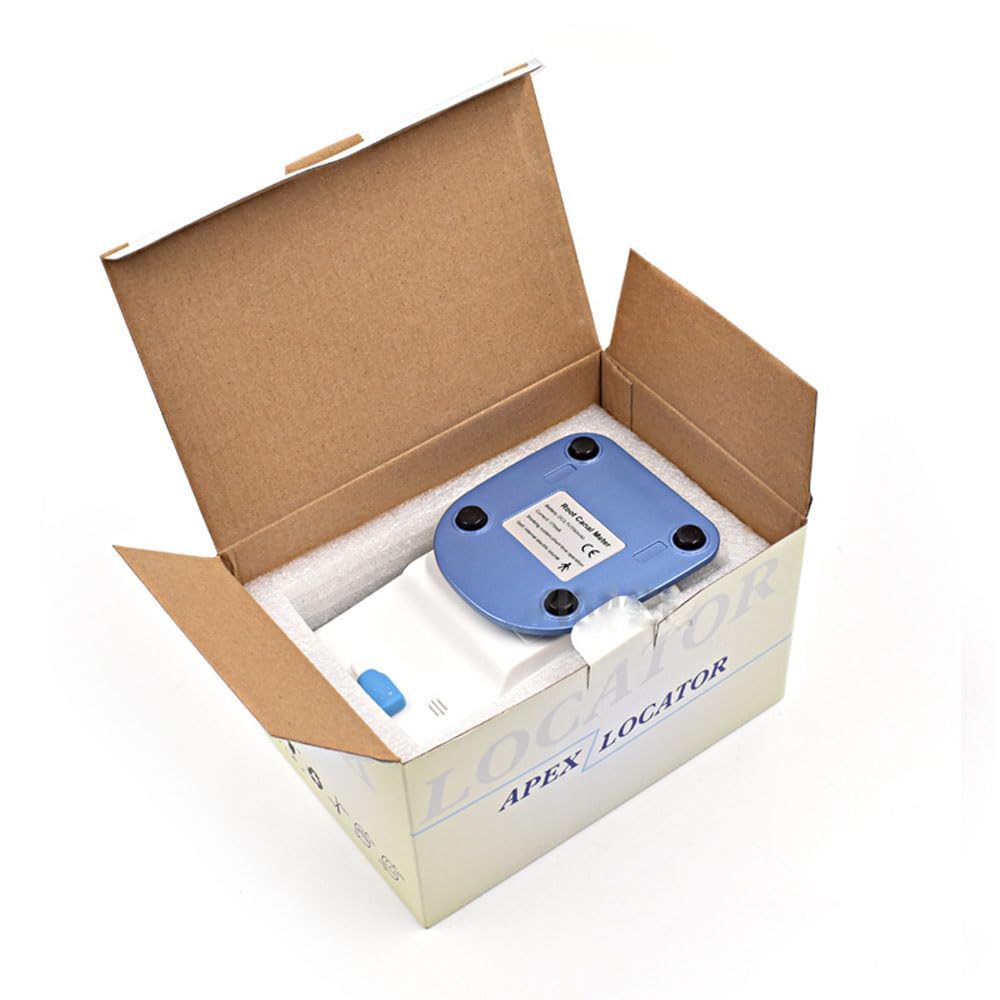 Endodontischer Apex-Locator Lokalisator 4.5"LCD Adjustable Wurzelkanal-Locator mit Alarmfunktion Wurzelkanalfinder Messinstrument für Zahnapikale geeignet Labore Zahnkliniken