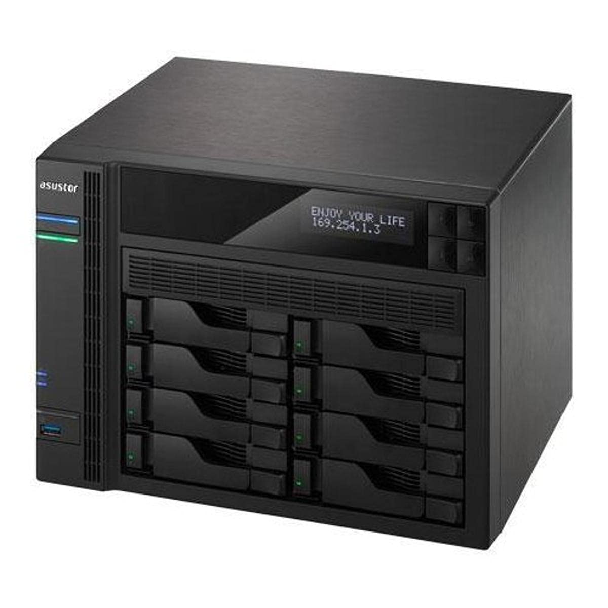 Asustor AS-608T Serveur NAS USB 2.0/USB 3.0 /eSATA/HDMI 8 Baies