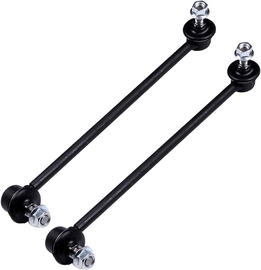 2PC Chassis Products fit for 2003-2008 for Hyundai Tiburon - Front Left Sway Bar Stabilizer Link + Front Right Sway Bar Stabilizer Link