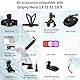 ShipeeKin Zubehör Set Kit für Gopro Hero 13 12 11 10 9 Wasserdicht Tauchgehäuse Unterwasser Schwimmender Handgriff Brustgurt Kopfgurt Handgelenkgurt Zaun Clamp Kappenklemme Rotfilter Antifog-Einsätze