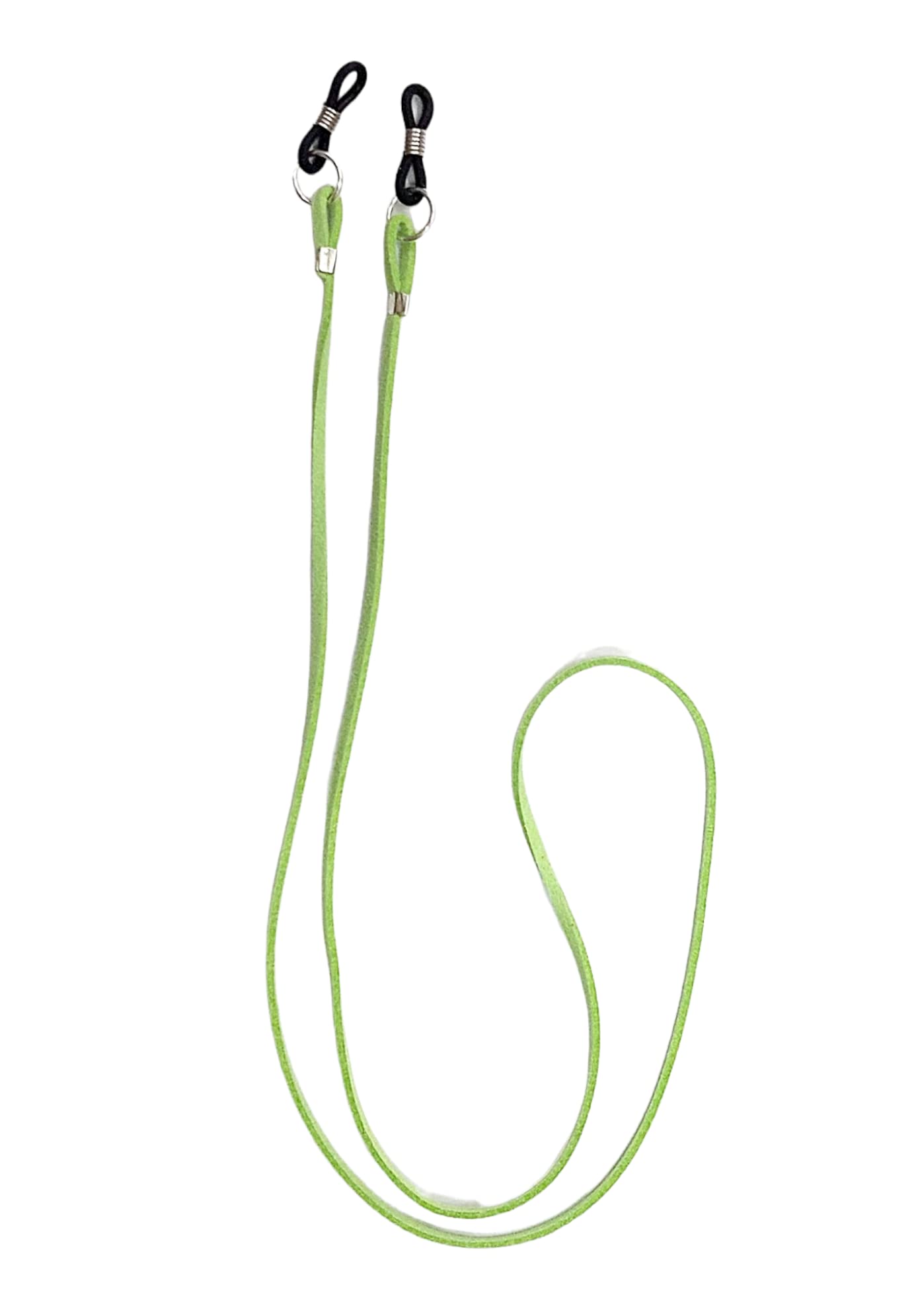 Soft Leather Strap Spectacle Chain - Lanyard Chains And Spectacle Holders - Leather Eye Glasses Chain Eyeglass Holders - Spectacle Chains and Beaded Cords for Women (NEON GREEN)