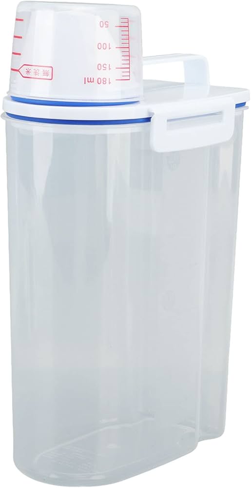 Conteneurs De Rangement Hermétiques Pour Aliments Secs – 5 Tailles De 0.8L à 2.8L, Avec Bec Verseur, Empilables