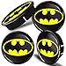 Biomar Labs® 4 x 60mm 3D Enjoliveurs Cache-moyeu pour Jante Moyeu de Roue Centre Hub Caps Batman C 004