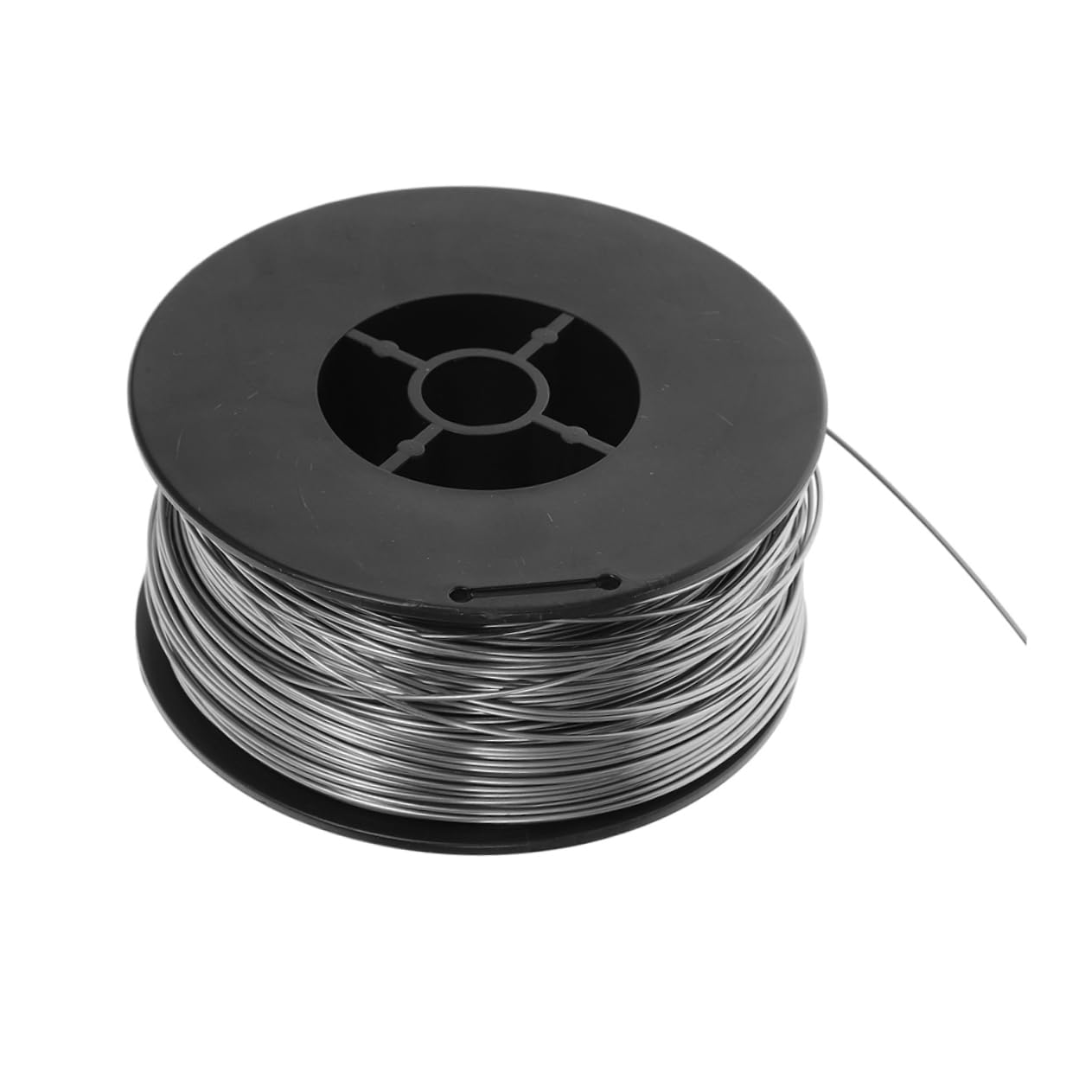 Filo di Saldatura Senza Gas 1kg 0, 8mm Acciaio al Carbonio | Argento, per Progetti di Saldatura Vari, Finitura Precisa e Utilizzo Semplice