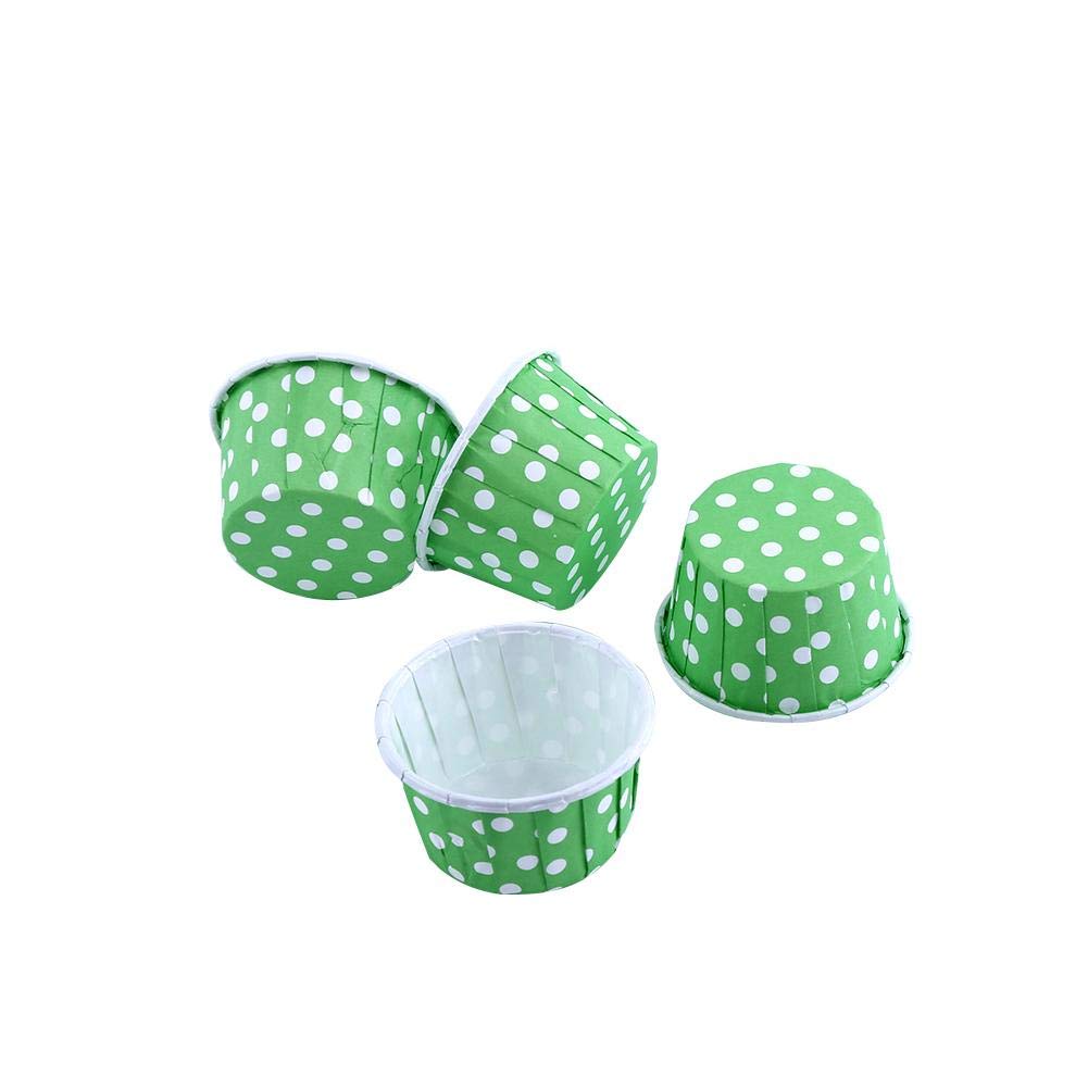 100 x Mini Paper Cupcake Cases Muffin Wrappers, Multi-Colour