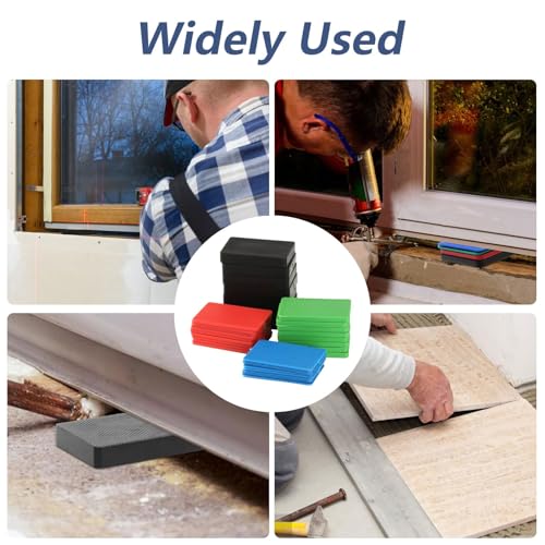 Cuñas de plástico regulables para nivelar puertas y ventanas de forma rápida en obra 5