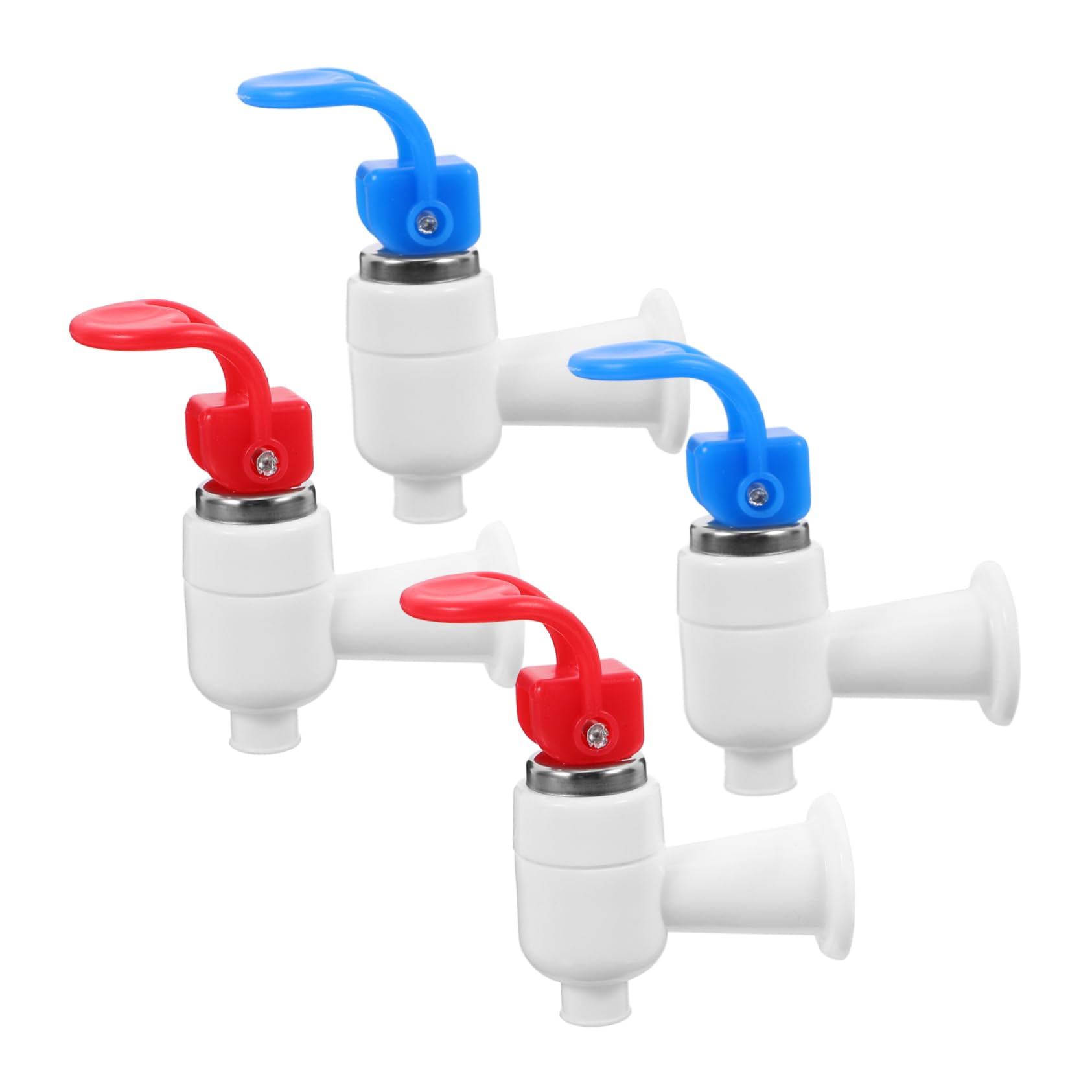 Robinet de fontaine à eau étanche lot de 4 boutons poussoirs chaud et froid installation simple