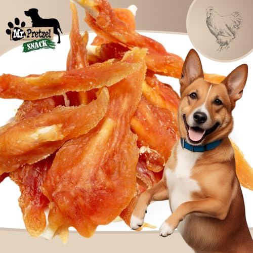 Mr. Pretzel Hähnchen-Sticks für Hunde – 500 g | Gesunder & leckerer Kausnack für alle Hunderassen | Hochwertiger Protein-Snack aus Huhn