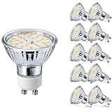 G10 LED 5W reemplaza a alogeno de 50W, ahorrar hasta un 90% de energía. Voltaje: AC 220-240V, 120º ángulo del haz, No regulable