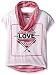 Dream Star Girls' Short Sleeve Top with Printed Chiffon Back and Printed Scarf