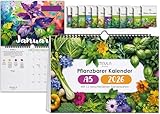 Milula Studios Einpflanzbarer Kalender 2026 – Pflanzkalender & Saatgut Kalender 2026 mit 12 Monaten & Samen für Kräuter, Gemüse, Obst & Blumen – Nachhaltig & Adventskalender (Pflanzkalender, A5)