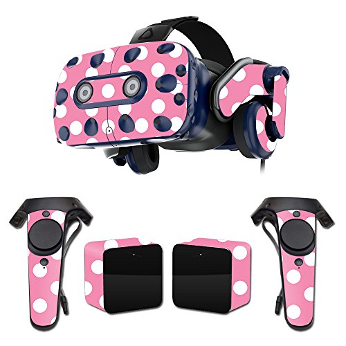 MightySkins Skin Compatible With HTC VIVE Pro VR Headset - Mini Dots | Protective, Durable, and Unique Vinyl Decal wrap cover | Easy To Apply, Remove, and Change Styles | Made in the USA