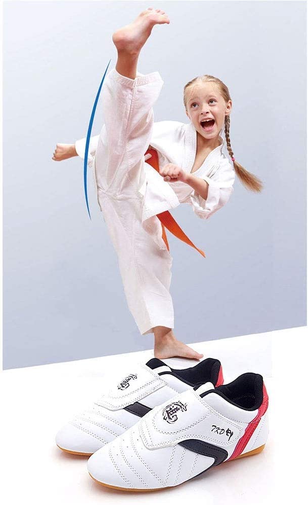 Scarpe Taekwondo Unisex - Per Arti Marziali, Boxe, Karate, Tai Chi, Bianco - Foto 11