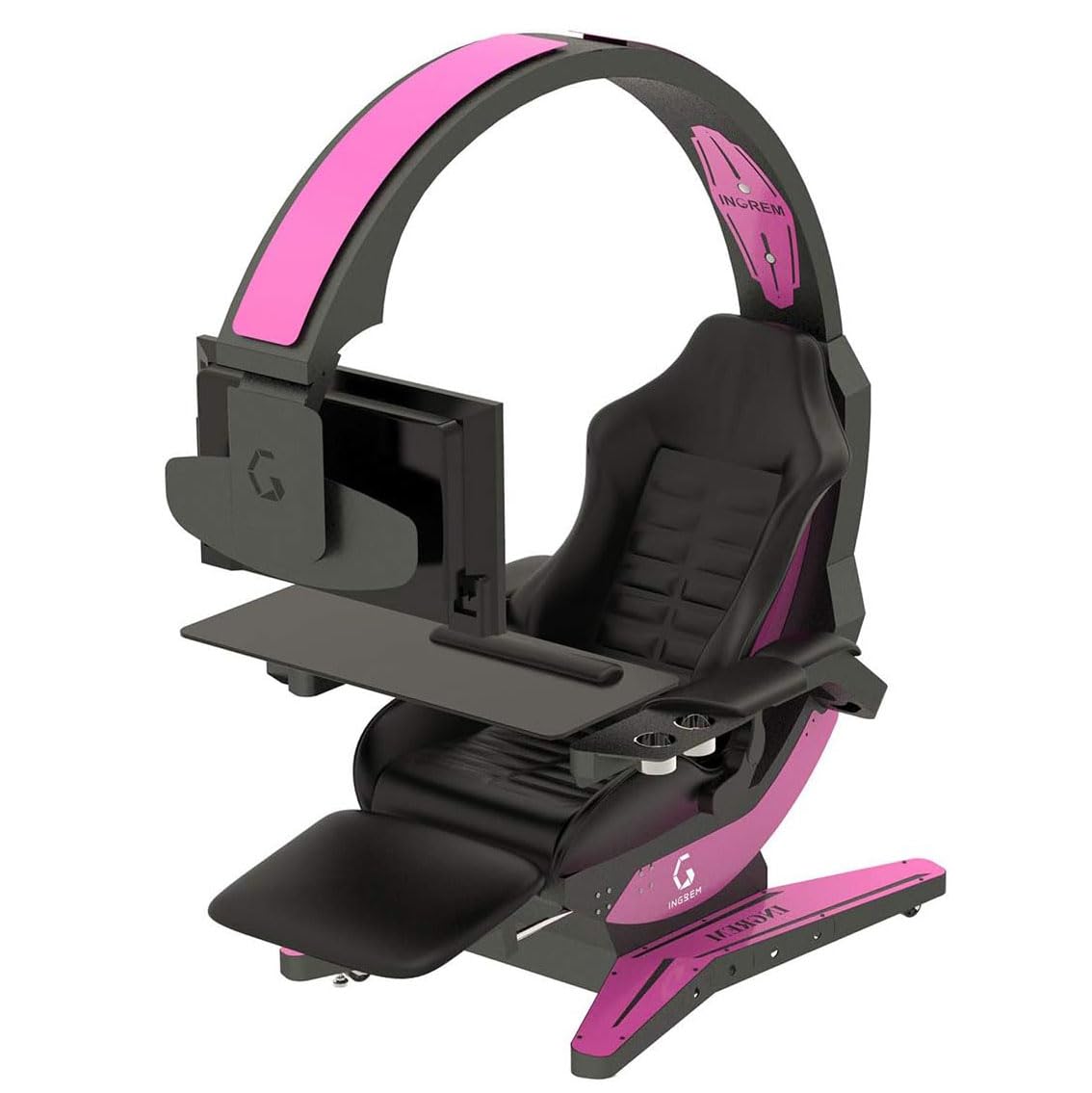 BoLors Gaming Chair - Ergonomic Office Chair for PC Gaming, High Back Adjustable Swivel with Massage Lumbar Support