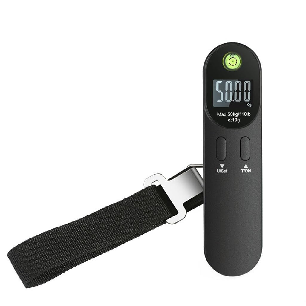 Portable Luggage Scale, Portable Luggage Scale, Electronic Scale, Travel Bag, Hand Held Scale, Hanging Scale(White)
