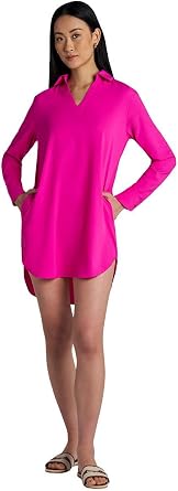 Cover-Up Pull Over Shirt with Pockets - UPF 50+ Sun Protection - Koesta