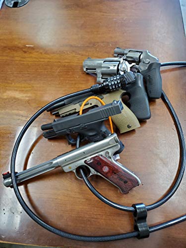 Kka Alecoy Usa Lasso Master Lock-All Cable Utility Combination Lock Great For Guns #TOP5